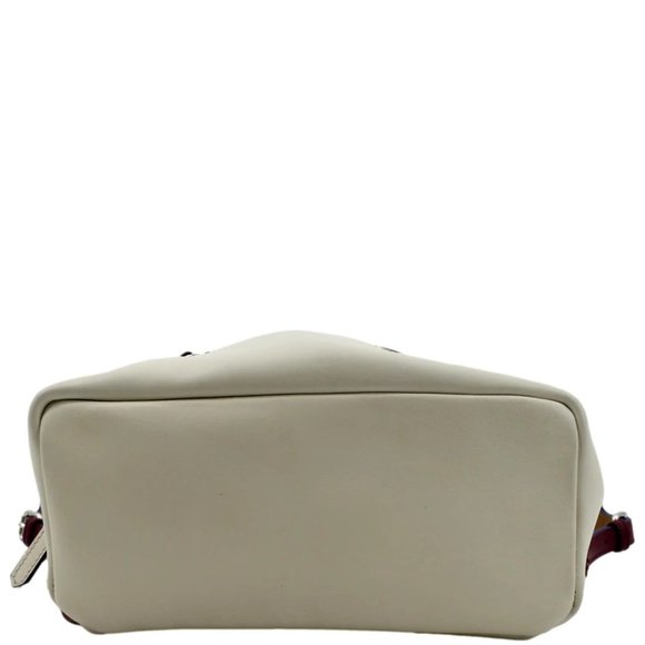 FENDI  Leather Backpack Bag White